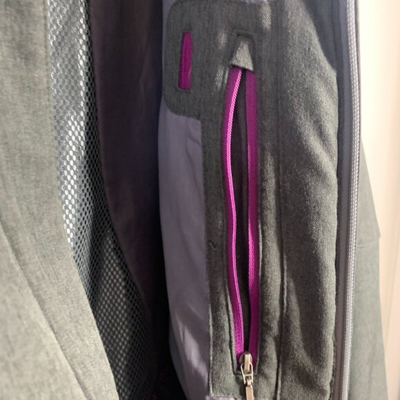 Firefly Women’s Charcoal Grey Hooded Jacket – XL, Polyester, Multiple Zips & Ven - Picture 10 of 16